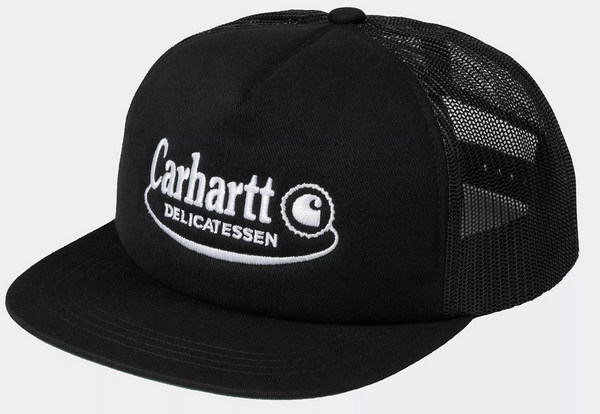 Carhartt WIP Graphic Trucker Cap Black/W &hellip;