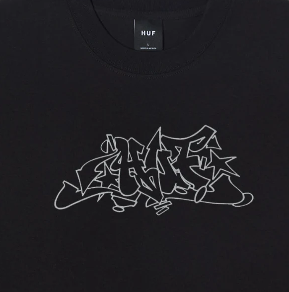 HUF Outlines S/S Tee Black M L XL