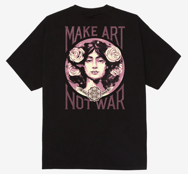 Obey Make Art Not War Black M L XL