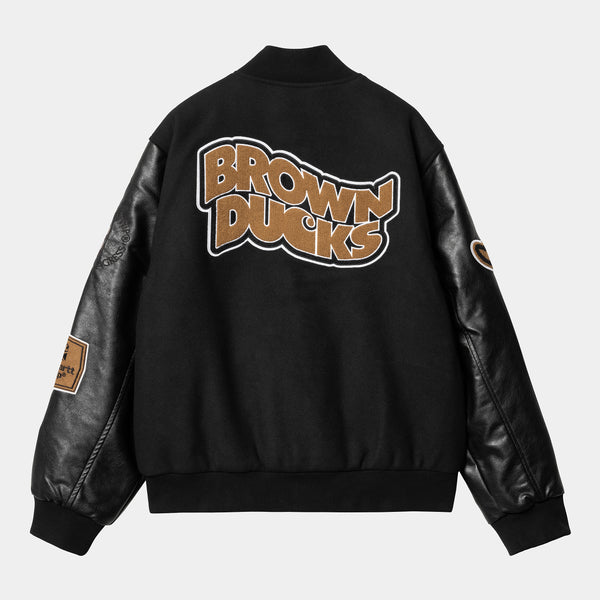 Carhartt WIP Brown Ducks Bomber Black/Bl &hellip;