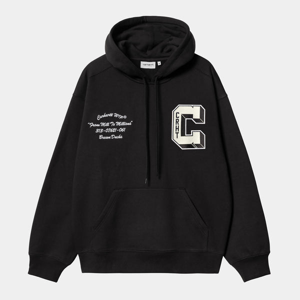 Carhartt WIP Hooded Brown Ducks Sweat Bl &hellip;