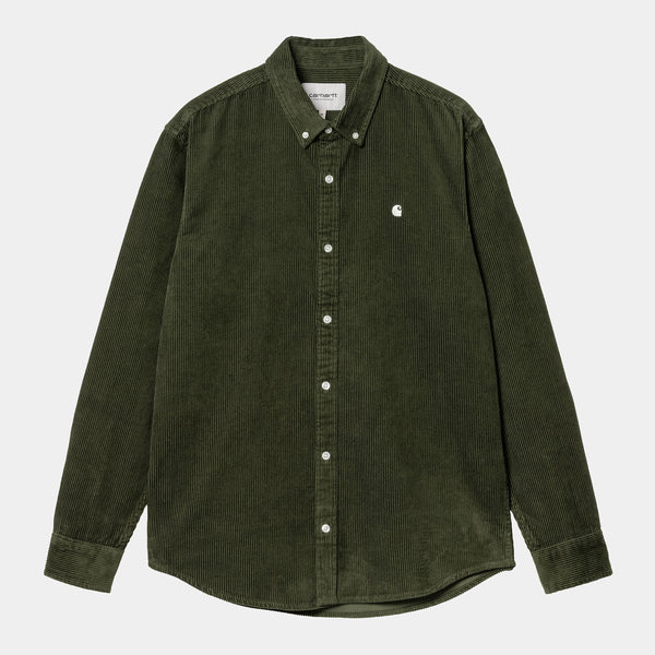 Carhartt WIP L/S Madison Cord Shirt Tarr &hellip;