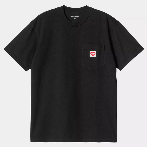 Carhartt WIP Pocket Heart T-Shirt White/Red