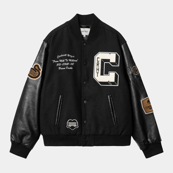 Carhartt WIP Brown Ducks Bomber Black/Black