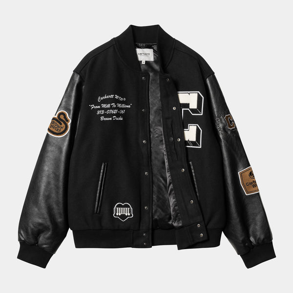 Carhartt WIP Brown Ducks Bomber Black/Black