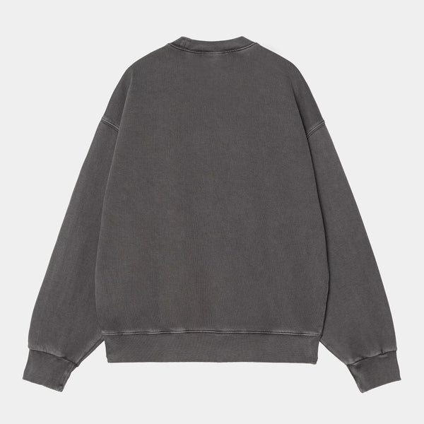 Carhartt WIP Nelson Sweatshirt graphite garmend dyed