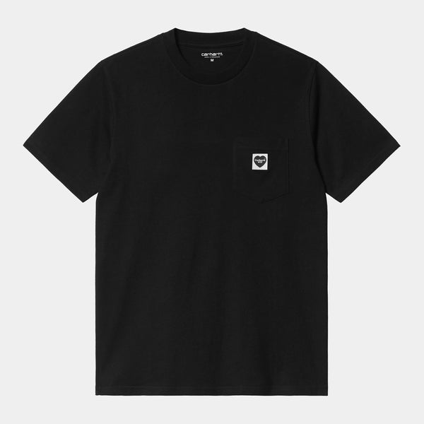 Carhartt WIP Pocket Heart T-Shirt White/Blk