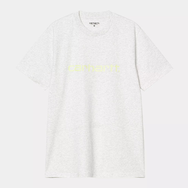 Carhartt WIP S/S Script T-Shirt ash / heather -  air / green