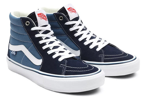 Vans Skate Sk8 Hi Navy White FRESH OUT THE BOX