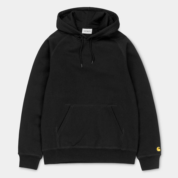 Carhartt WIP Hooded Chase Sweat Black/Gold